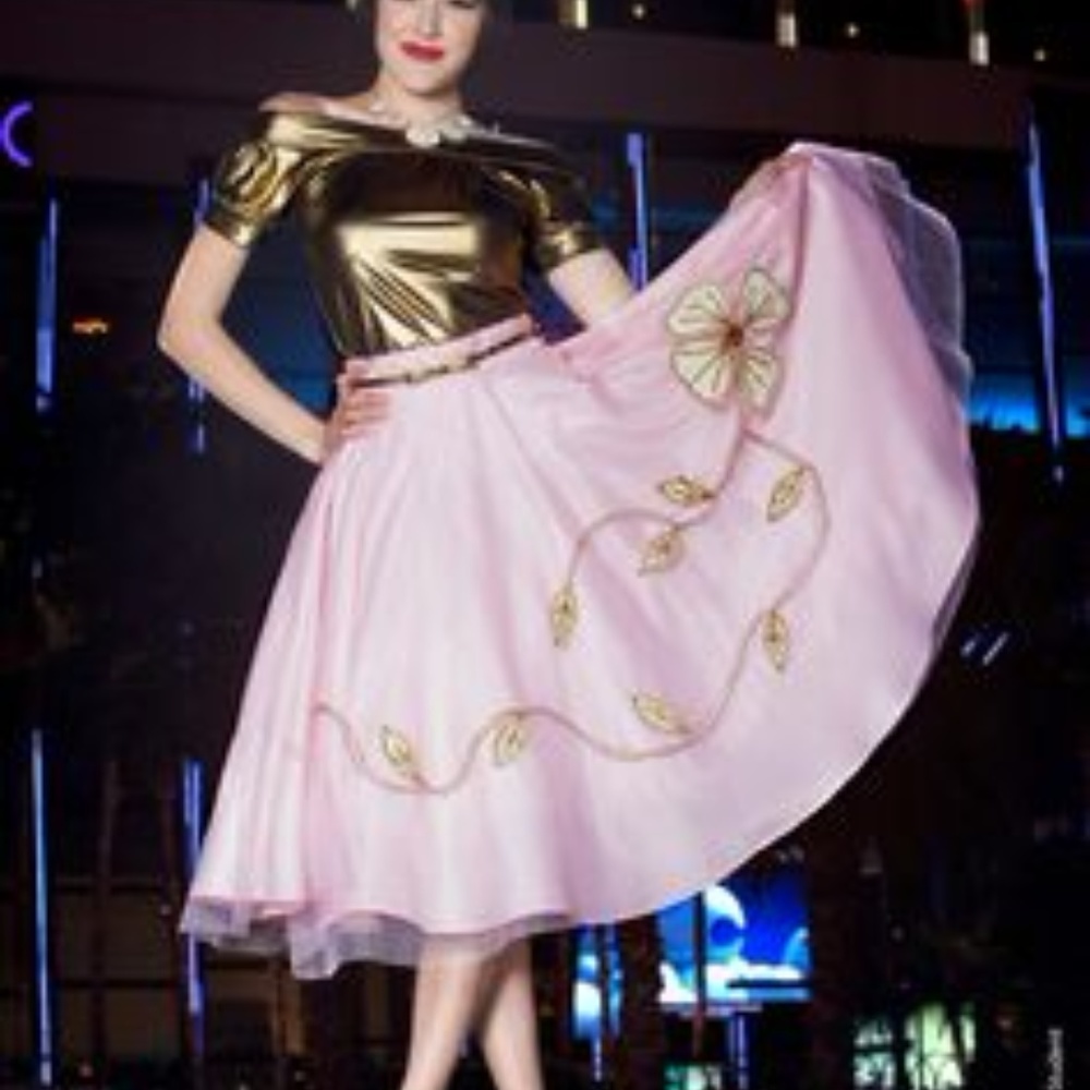 Tatyana Pink Tulle Rockabilly Flare Skirt